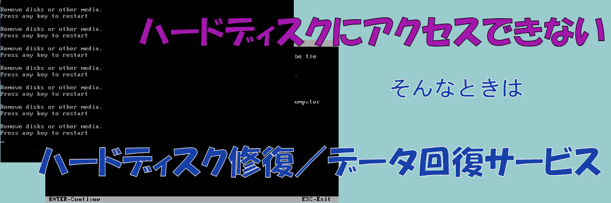 ハードディスク (HDD/HD) 修復・復旧/データ回復・取出 格安サービス